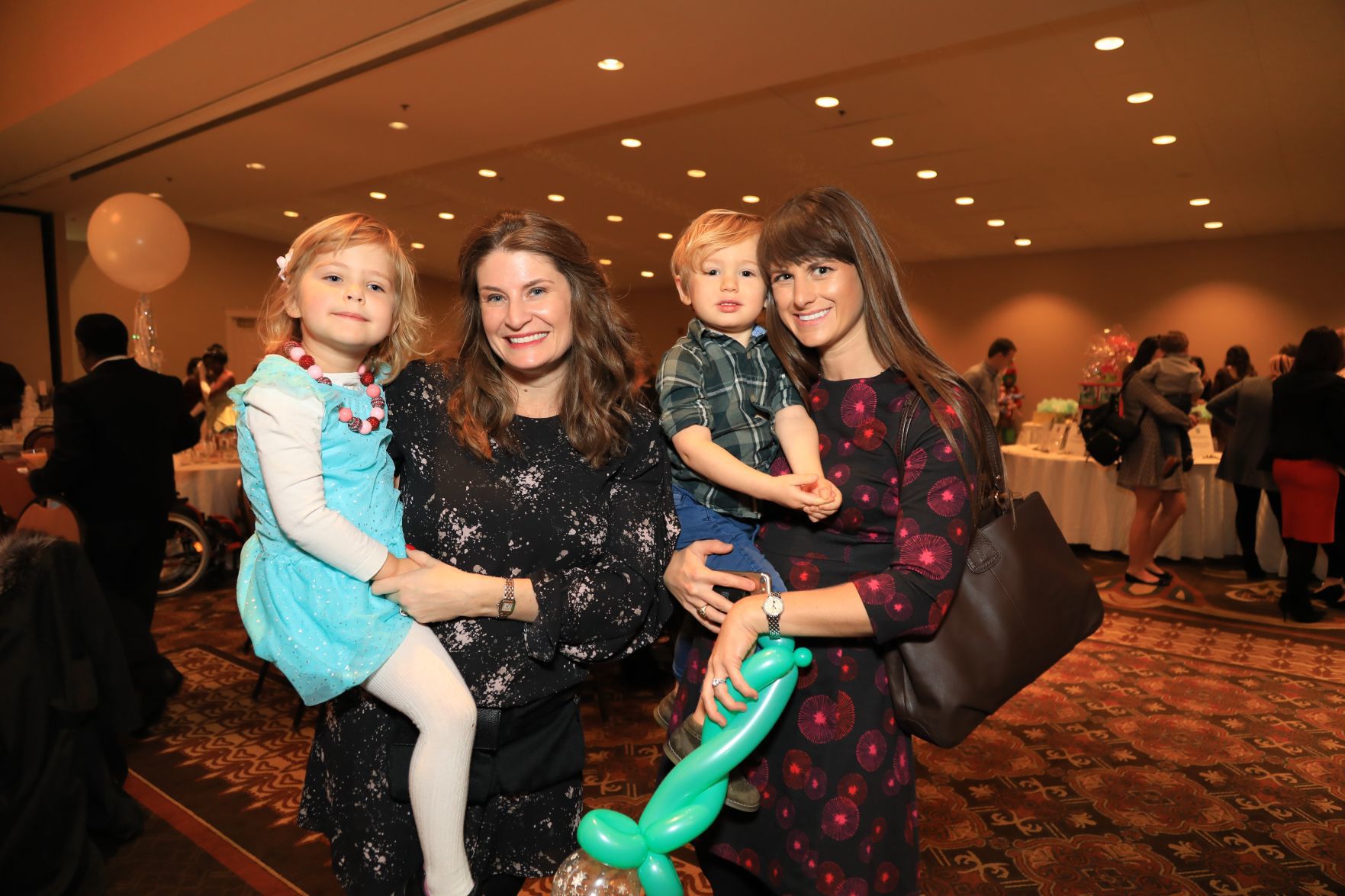 Isabelle and Cabanne Howard, Dana and Wyatt Borchert